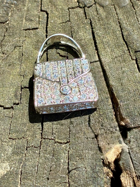 Cookie Lee Handbags - 👛 Cookie Lee Genuine Crystal Mini Purse Pendant